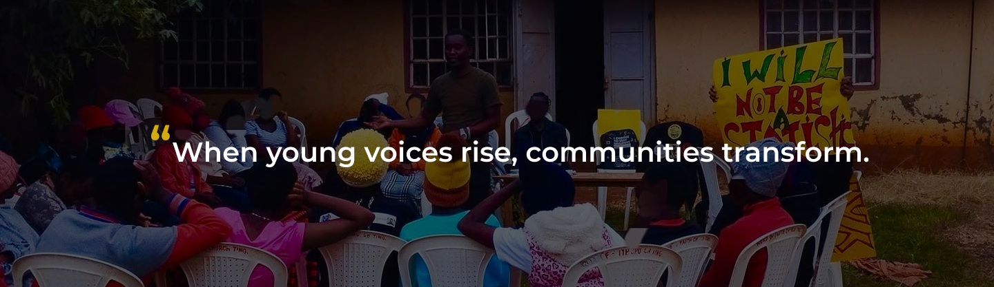 When young voices rise, communities transform.